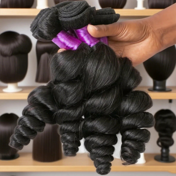 26 28 Loose Wave Bundles 100% Human Hair Raw Virgin Unprocessed Extensions 2 3 4 Loose Deep Wave Bundles Double Weft Wholesale