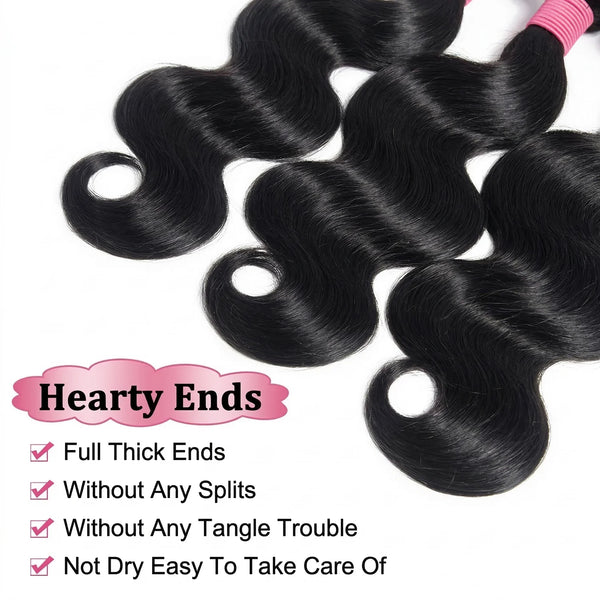 30 40 Inch Body Wave Bundles Human Hair Brazilian Virgin Weave Hair 3 4Pcs Unprocessed 16A Raw Hair Bundles Extensions For Women