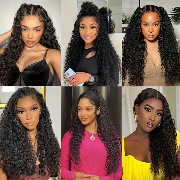 13x6 HD Lace Frontal Deep Wave Human Hair Wig Glueless Wigs Human Hair Ready To Wear 5x5 HD Lace Closure Wig Clearance Sale