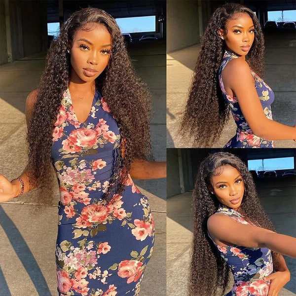 40 Inch Water Wave Lace Human Hair Front Wigs 13x4 13x6 Hd Lace Deep Wave Frontal Wig 360 Curly Brazilian Wigs For Black Women