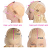 613 Blonde 13x6 HD Transparent Lace Frontal Human Hair Wigs For Women Straight Pre Plucked 13x6 613 Lace Frontal Human Hair Wigs
