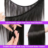 Straight Bundles Human Hair 12A Human Hair 4 Bundles Straight Hair 20 22 24 26 Inch Brazilian Human Hair Extensions