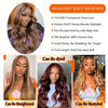 30 Inch Honey Blonde Ombre Lace Front Wig Human Hair 13x4 HD Lace Front Wig 4/27 Highlight Ombre Body Wave Lace Frontal Glueless