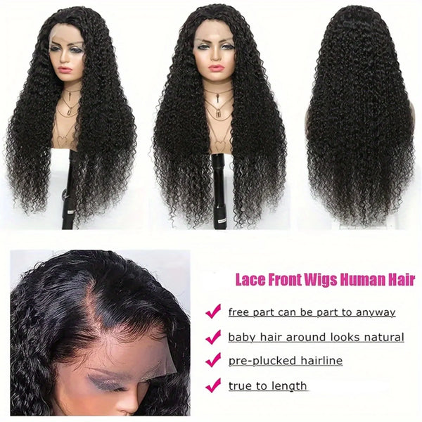 13x6 HD Lace Frontal Deep Wave Human Hair Wig Glueless Wigs Human Hair Ready To Wear 5x5 HD Lace Closure Wig Clearance Sale