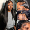 42 Inch Bone Straight Lace Front Human Hair Wig 360 Full Lace Wig Brazilian Pre Plucked 13x6 13x4 Hd Lace Frontal Wig For Women